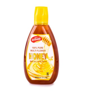 Multi Flower Honey Squeezable "WELLMADE" 1000g x 6